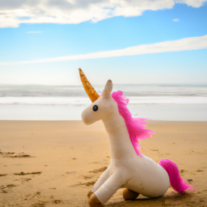 Unicorn on the beach