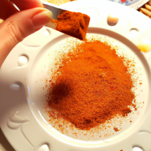 Using paprika powder in food